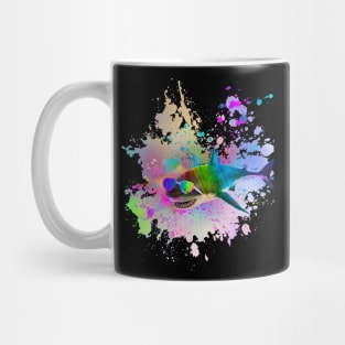 Shark Sharks Wearing Love Rainbow Heart Glasses Mug